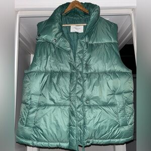 American Eagle Outfitters Forest Green Bomber Vest